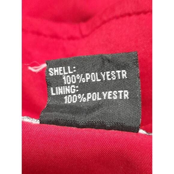 AUSTIN GOLF Red Half Zip Stain Resistant Windbreaker Zip Sleeve Mens Size L - Picture 11 of 12